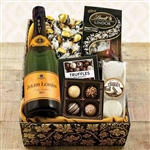 Champagne and Truffles Celebration Gift Includes Jules Loren Cuvee Reserve Brut Champagne