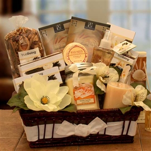 Giftbasket Drop Shipping Vanilla Essence Candle Gift Basket
