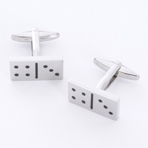 Personalized Jewelry Dominoes Cufflinks with Personalized Gift Box