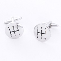 Personalized Jewelry Stick Shift Cufflinks with Personalized Gift Box