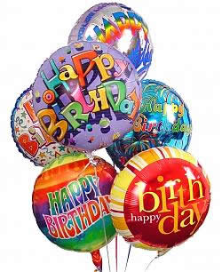 Last Minute Gifts Half Dozen Mylar Balloons Birthday