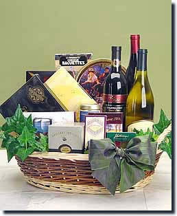 Gift Tree Premier Wine Gift Collection - Gourmet and Wine Basket
