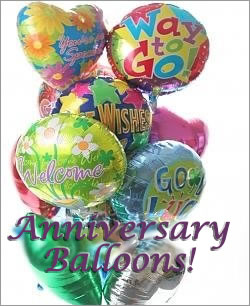 Last Minute Gifts Anniversary Balloons - Dozen Mylar