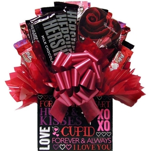 I Ate My Gift Candy Bouquets Hugs & Kisses Candy Box Bouquet