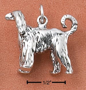 Sterling Silver Jewelry Designs Afghan Hound Charm