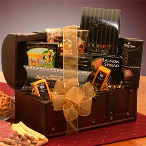 Giftbasketdropshipping Gourmet Food Connoisseur Treasure Chest Gift