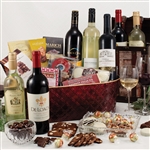 5 Bottles of Wine from Around the World Gourmet Gift Basket