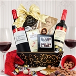 Shiloh Red Wine Duo Kosher Gift Basket