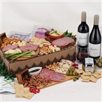 Wine Duo and Charcuterie Gift Box