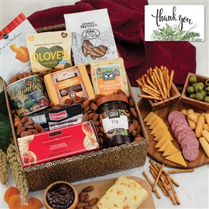 Classic Cheese and Meat Thank You Gift Box