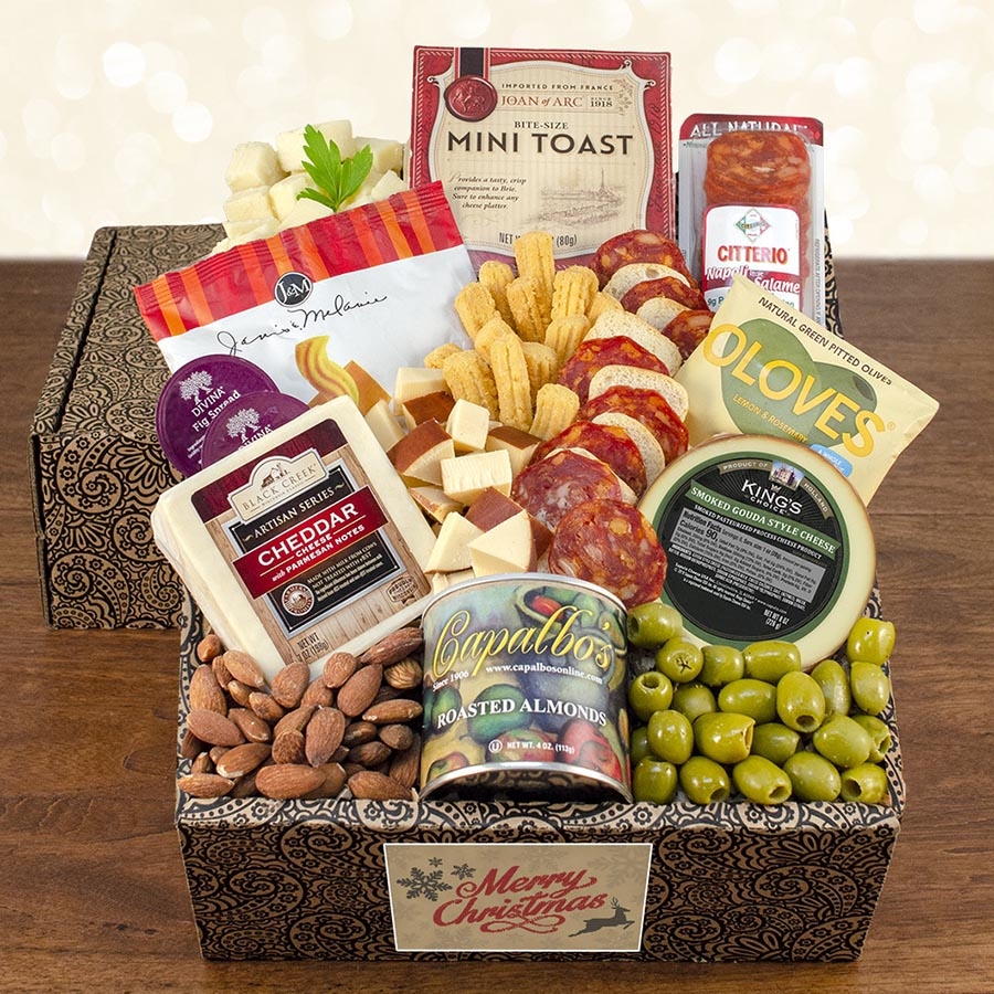 Holiday Gift Baskets With Meat And Cheese | ArtTownGifts.com