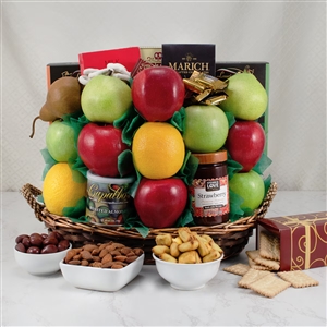 Masada Fruit and Kosher Food Gift Basket