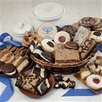 Hanukkah Bakery Gift Basket Kosher OK-Dairy Certified