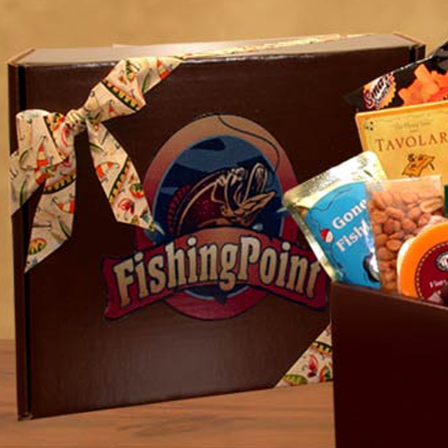 Fisherman's Gift Landing The Big One!! - Gift Baskets for Delivery