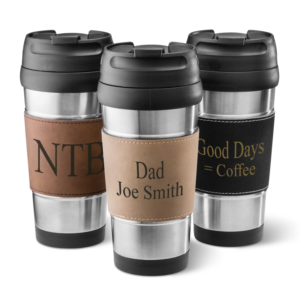 Personalized Stainless Steel Travel Coffee Mug