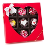 Chocolate Dipped Valentines Day Oreos Gift Box