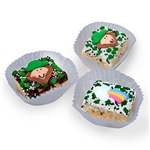 St. Patrick's Day Dipped Mini Crispy Rice Bar