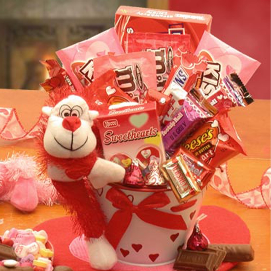 Monkey Love Valentines Day Gift | Valentine Gift Baskets